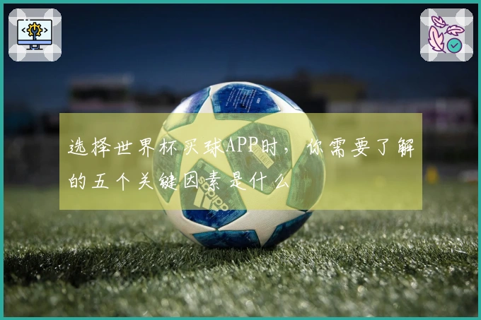 选择世界杯买球APP时，你需要了解的五个关键因素是什么